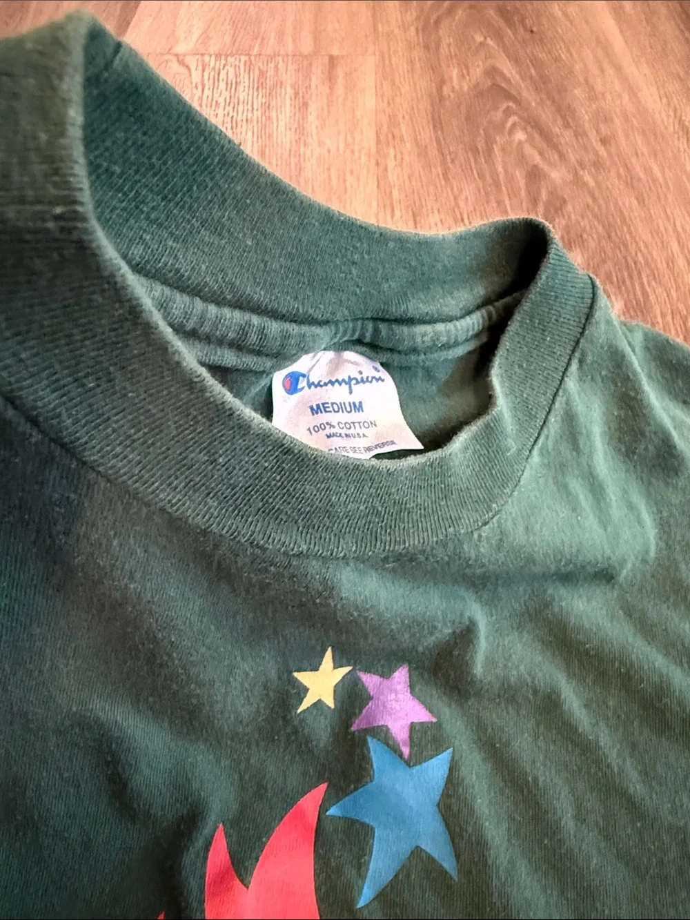 Vintage Champion Atlanta 1996 Olympic Torch Graphic Tee - Picture 2 of 3